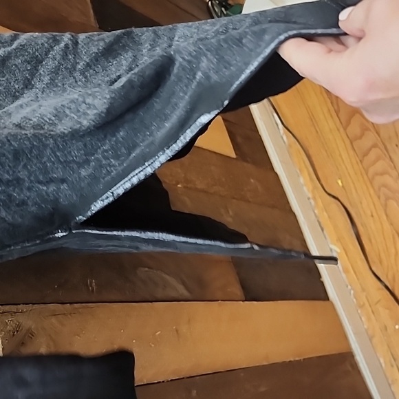 Free People washed Black Sweatshirt-tunic size XS - Picture 3 of 5